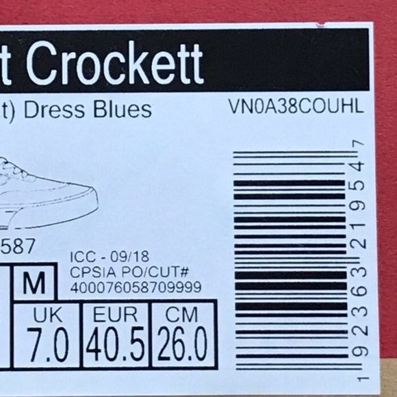 Vans‎ Gilbert Crockett Independent Dress Blues Shoes